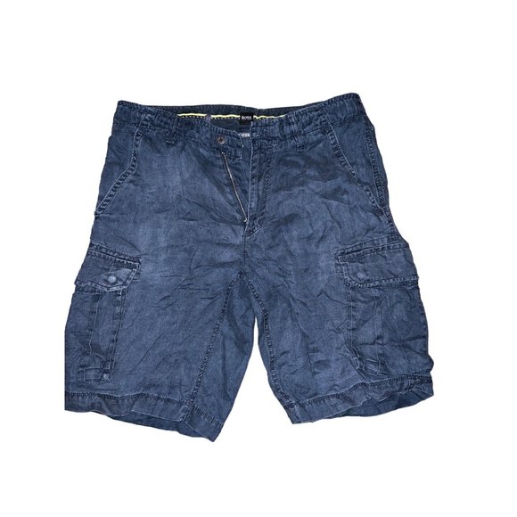Shorts Hugo Boss Mens Navy Cargo Shorts Comfort Fit Poshmark